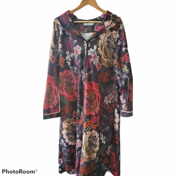 Misslook Hooded Floral Jacket Size 3XL - Picture 1 of 7